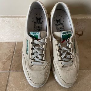 Mephisto Match Leather Sneaker Low Top Casual Shoe